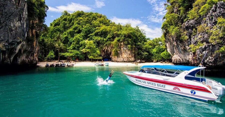 Krabi's Hong Island Speed Boat Blast with 360° Viewpoint - Snorkeling, swimming, or simply taking in the view