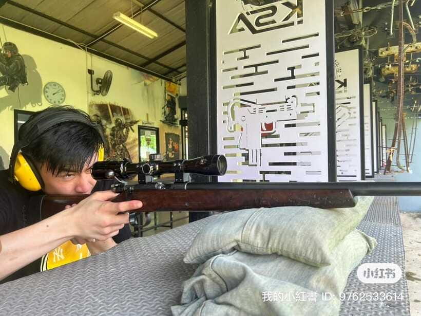 Krabi shooting range(.22 LRM4, .10 bullet) - Choosing between handguns, shotguns, and rifles