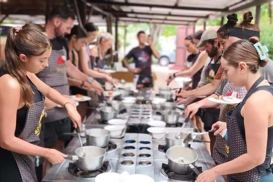 Krabi: Traditional Thai Cooking Class with Local Chef - Arriving at the open-air kitchen