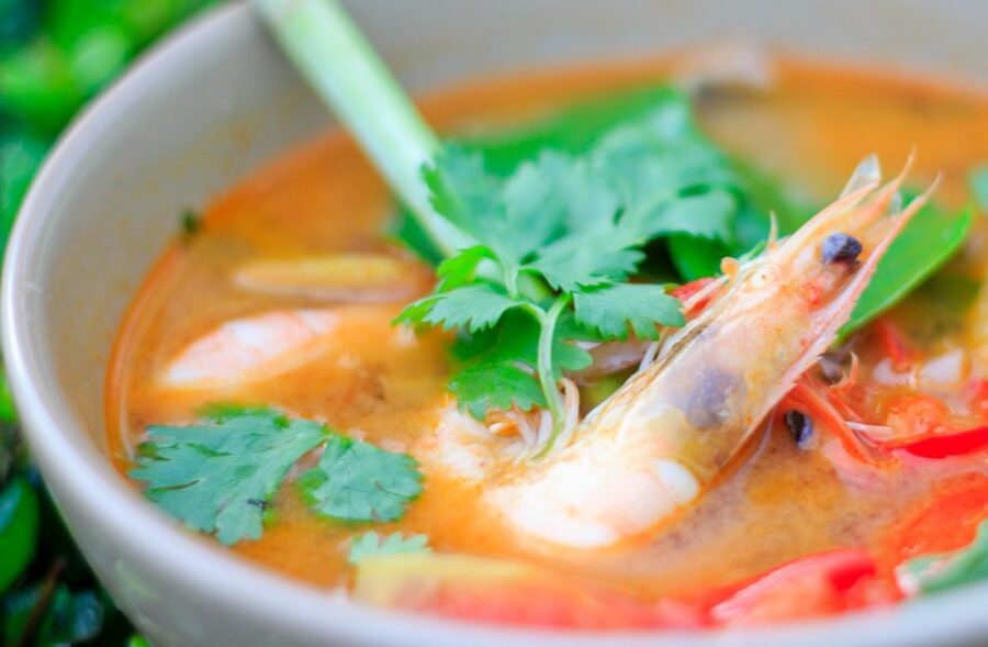 Krabi: Ya's Cookery Late Afternoon Thai Cooking Class - Starting with fresh ingredients in Ao Nang
