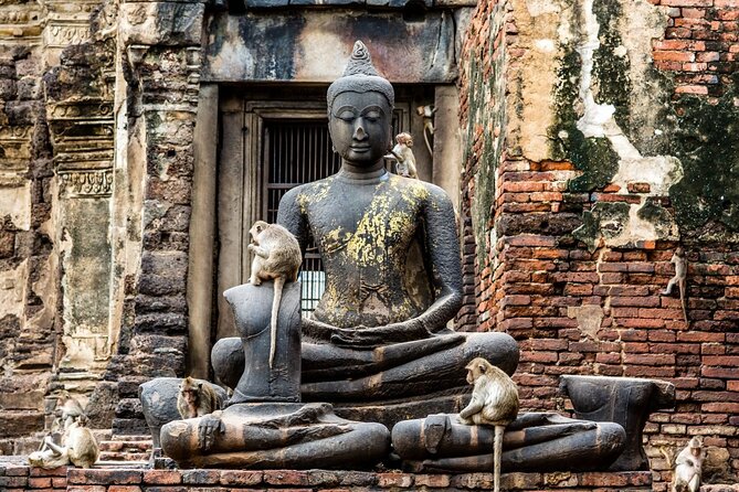 Lopburi Monkey Temple & Ayutthaya Old City Tour From Bangkok - Ayutthaya’s temples, starting with Wat Yai Chai Mongkhon