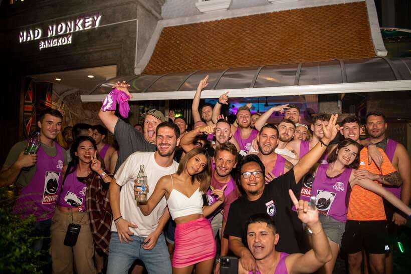 Mad Monkey Bangkok Pub Crawl - Is $15 good value for Bangkok nightlife?