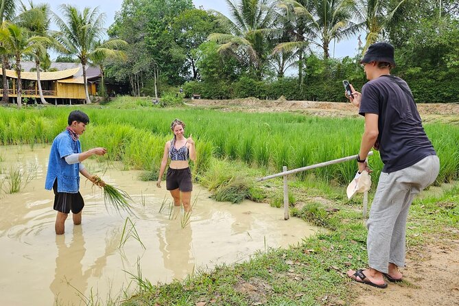 Old Phuket Farm Ticket - Countryside Local Life Culture - Rubber tapping, from tree to rubber sheet