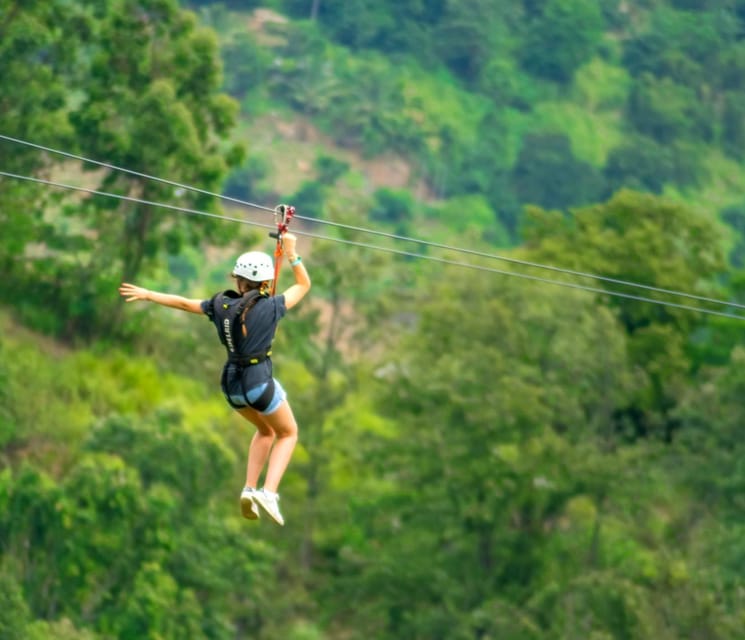Pai: Jungle Ziplining Adventure with 16 Platforms - Safety equipment and guide support