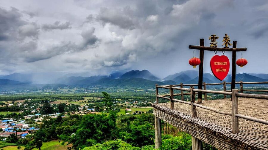 Pai: Sunset Tour with Yun Lai, Pai Canyon, Two Huts - Yun Lai Viewpoint and Pai from above