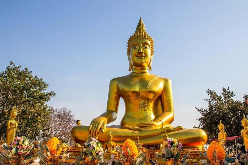 Pattaya: Big Buddha Temple and Night Market Tour - Khao Phra Tamnak at sunset