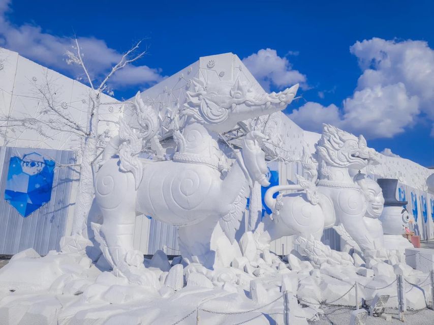 Pattaya: Frost Magical Ice of Siam Entry Ticket - The ice-carved glass and free soft drink