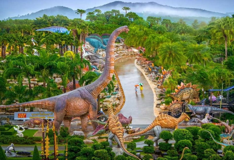 Pattaya: Nong Nooch Tropical Garden Ticket - Starting with Dinosaur Valley