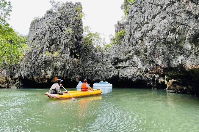 Phang Nga Bay and James Bond Island with Canoeing By Big Boat - Pickup, group size, and the long day equation