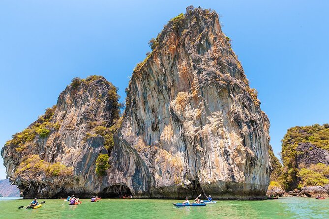 Phang Nga Bay and James Bond Island with Canoeing By Big Boat - Ko Na Khae: a short chance to swim