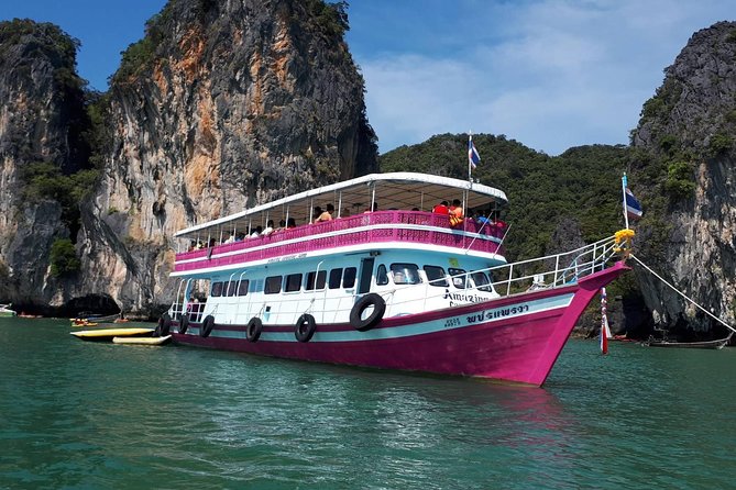 Phang Nga Bay Sea Cave Canoeing & James Bond Island by Big Boat - The big boat makes the long cruise easier
