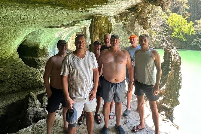Phi Phi and James Bond Private Boat Tour - Hong Island canoeing through enclosed cave rooms