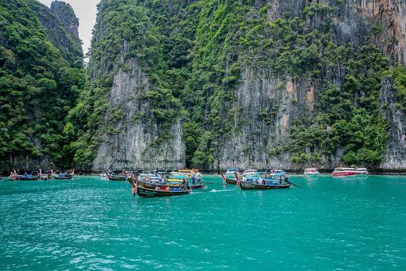 Phi Phi: Half Day Long Tail Boat to Maya Bay - Pileh Lagoon is the main water stop