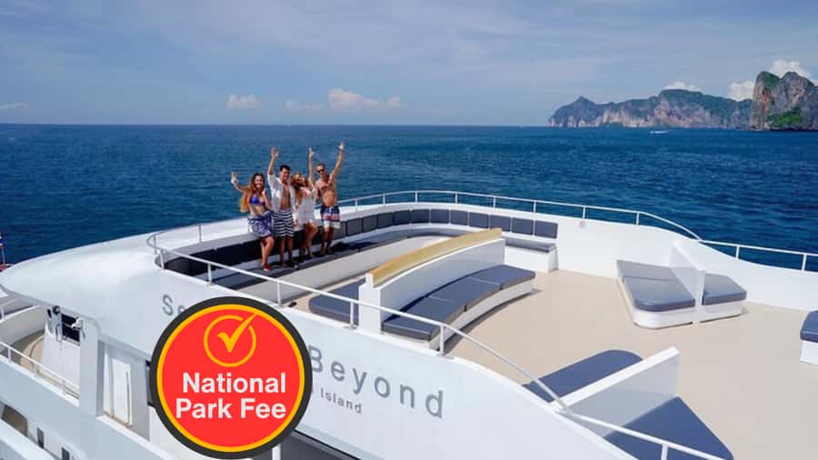 Phi Phi Island Highlights: Cruise, Snorkel & Buffet Lunch - Pileh Lagoon and Viking Cave from the water