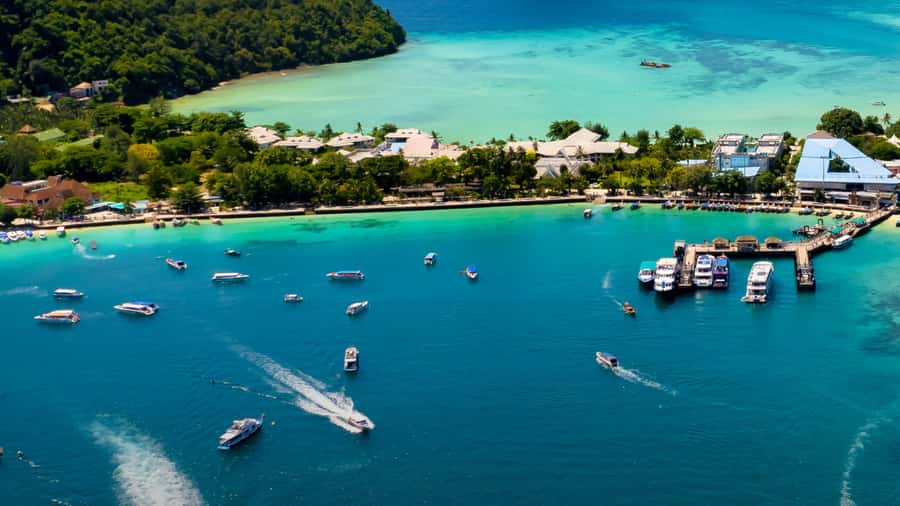 Phi Phi Island Highlights: Cruise, Snorkel & Buffet Lunch - Returning to Phuket after a full day out
