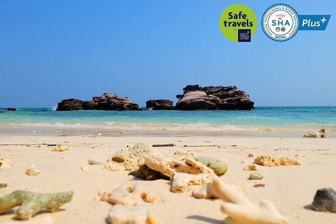 Phi Phi, Maya Bay, & Khai Islands Premium Trip from Phuket - Monkey Beach, with a clear warning