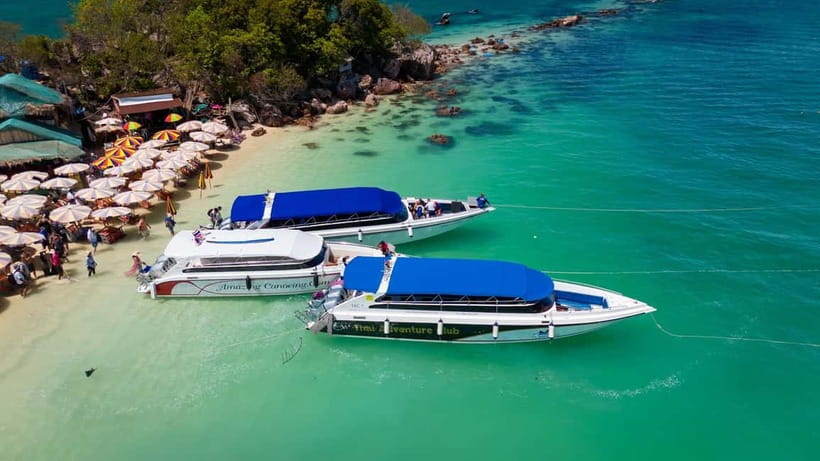 Phuket: 3 Khai Islands Speedboat Tour- Snorkeling & Relaxing - Khai Nui: snorkeling from the boat