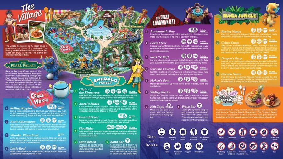 Phuket: Andamanda Water Park Ticket - Food, drinks, and the cashless wristband