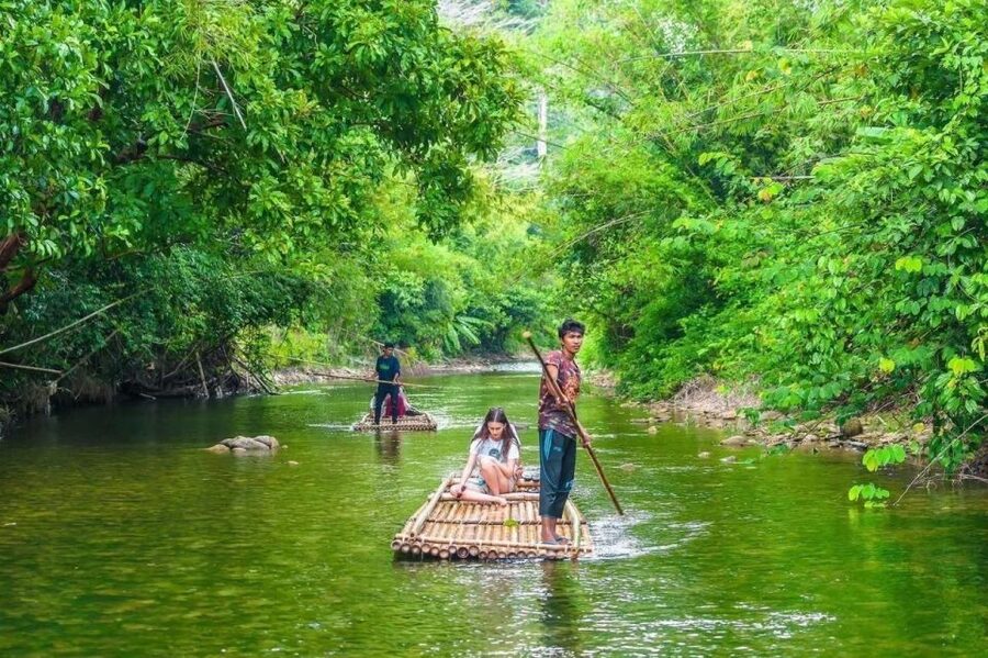Phuket: Bamboo Rafting, Monkey Cave, and ATV Option - Thai lunch that keeps the day moving