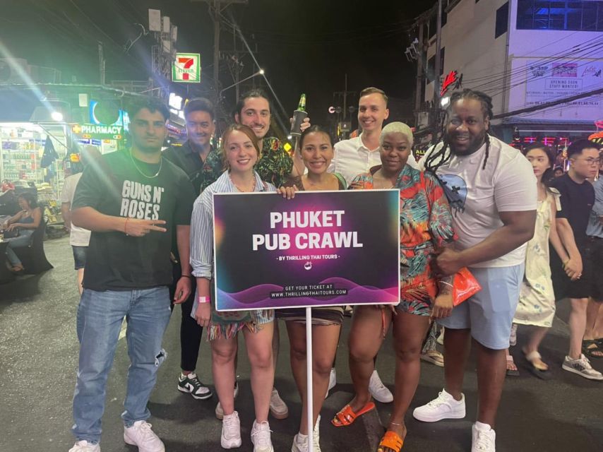 Phuket: Bar Crawl Tour - The two bar stops and three free shots