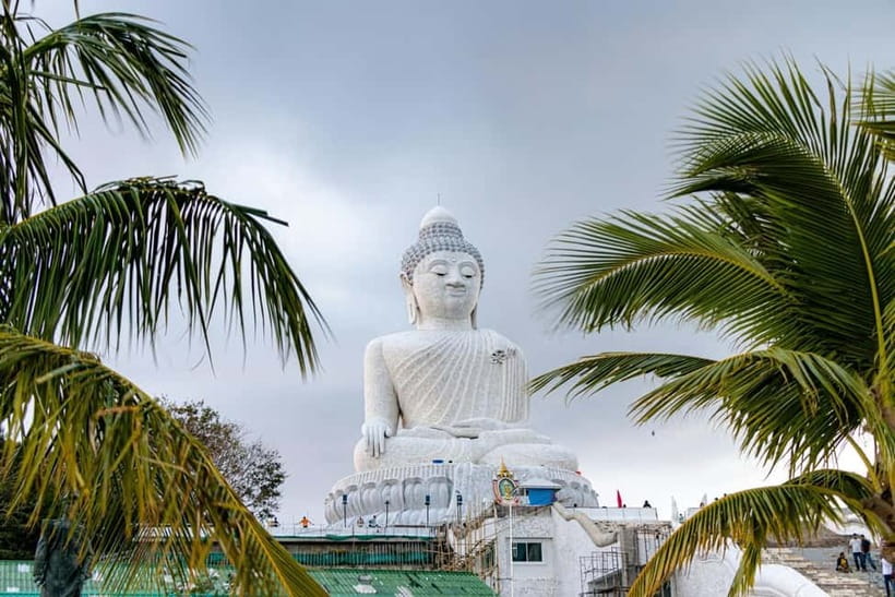 Phuket City Tour & Scenic Viewpoints / Night Market - Karon Viewpoint and the sea from above