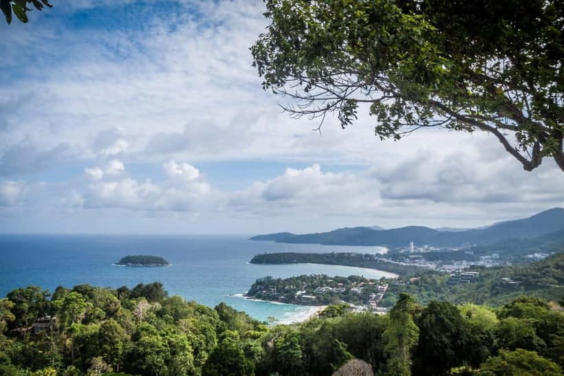 Phuket City Tour with Night Market Visit & Elephant Feeding - Khao Rang Hill and the mischievous monkeys