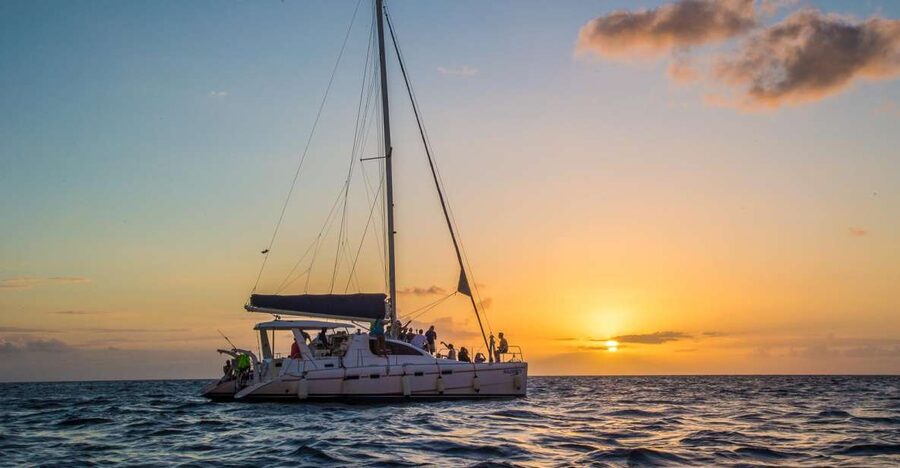 Phuket: Coral Island & Sunset Dinner by Sailing Catamaran - Coral Island: soft sand, clear water, and flexible activity time