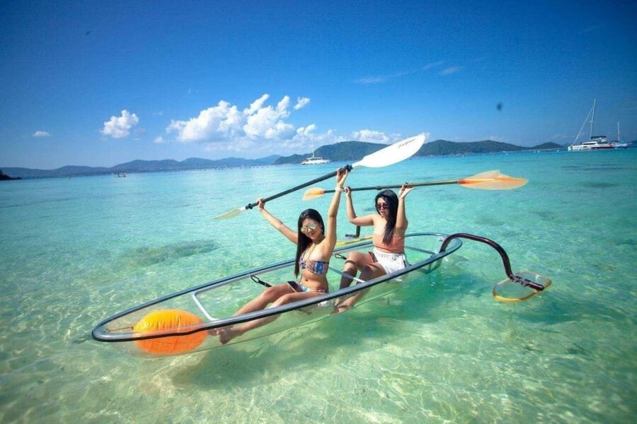 Phuket: Coral Island & Sunset Dinner by Sailing Catamaran - Optional water sports for a more active afternoon