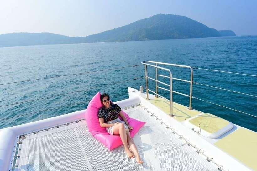 Phuket: Coral Yacht Boat Tour to Coral Island with Sunset - Banana Bay on Raya Noi
