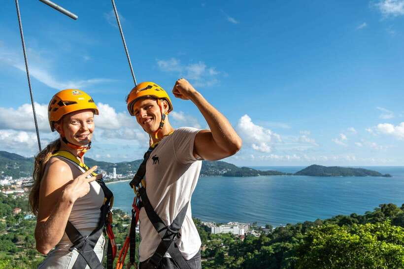 Phuket: Erawan Zipline Adventure with Ocean Views in Patong - Key points at a glance
