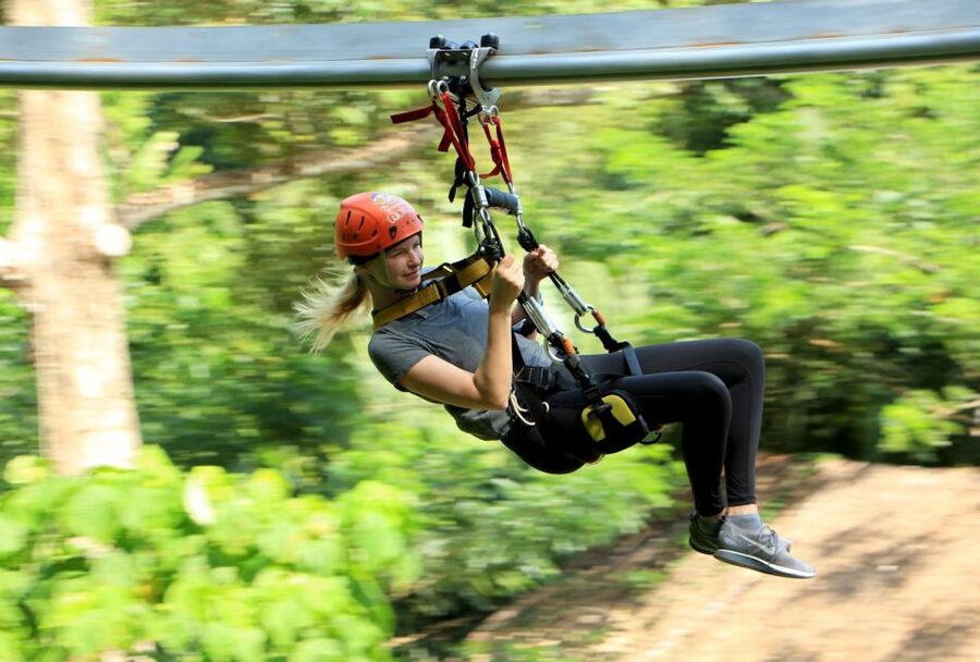 Phuket: Hanuman World Zip Line Adventure - Sky bridges, rappels, stairs, and the roller