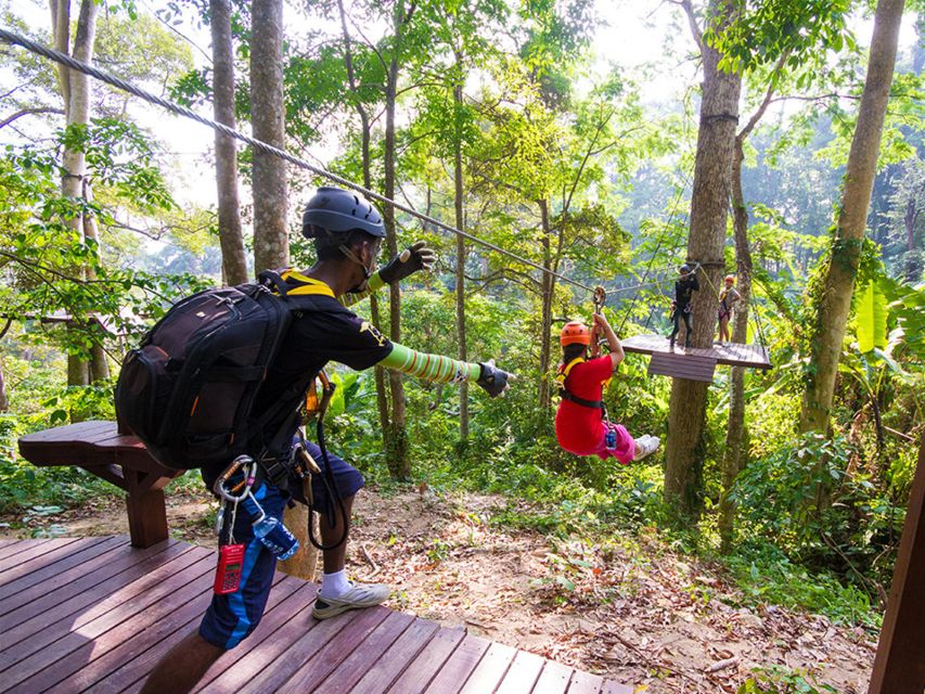Phuket: Hanuman World Zip Line Adventure - What the $112 price includes