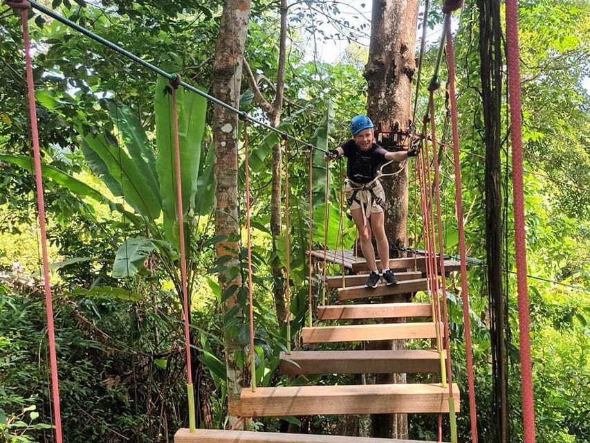 Phuket: Jungle Xtrem Adventures and Zipline Park - The free jump is the moment to consider