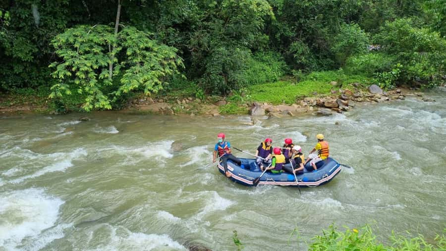 Phuket: Monkey Cave, Water Rafting, Zipline with ATV Option - Suwan Kuha Temple and the Monkey Cave