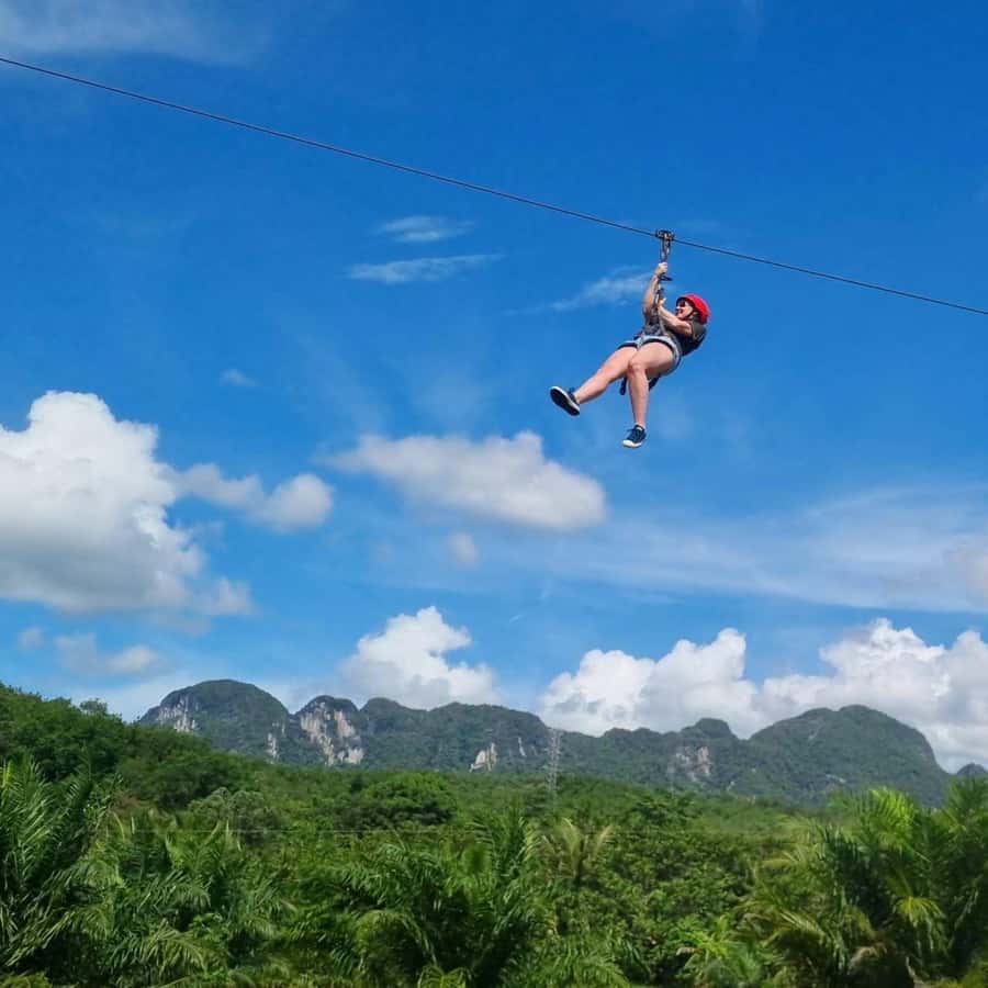 Phuket: Monkey Cave, Water Rafting, Zipline with ATV Option - The forest walk and waterfall stop