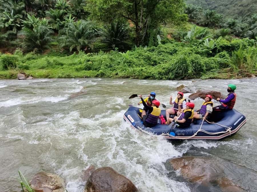 Phuket: Monkey Cave, Water Rafting, Zipline with ATV Option - Five kilometers of white water rafting