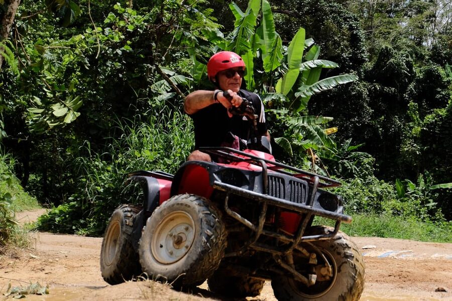 Phuket: Paintball, ATV & Zipline Adventure Combined Package - Ziplining gives the package its highest thrill
