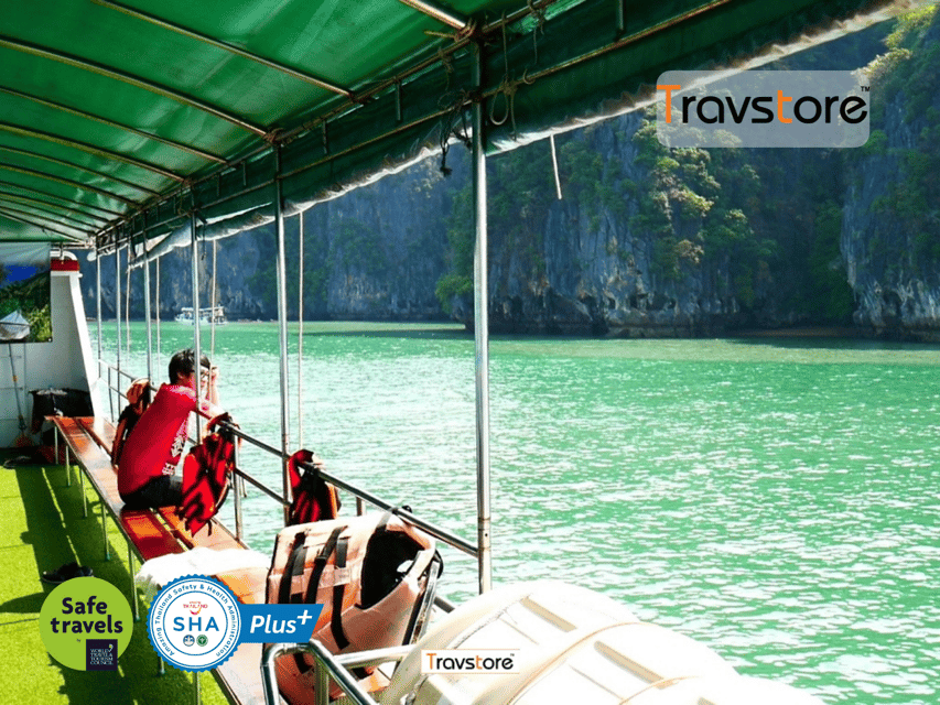 Phuket: Phang Nga (James Bond) Island - Big Boat Tour - Canoeing through caves and limestone cliffs