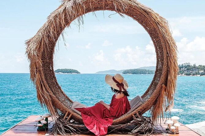 ️ Phuket Private Instagram Tour: All-Inclusive - Rock Beach Swing is the playful photo stop