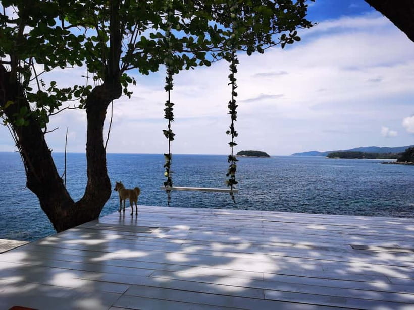 Phuket: Rock Beach Swing Entry Ticket - The beach swing and the open sea view