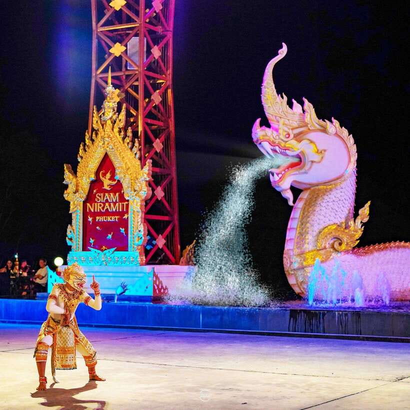 Phuket: Siam Niramit Ticket with Round Transfer and Dinner - The 80-minute performance