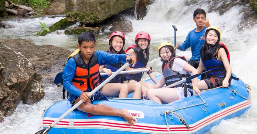 Phuket: White Water Rafting and Jungle Adventure with Lunch - The 5km rafting route is the main event