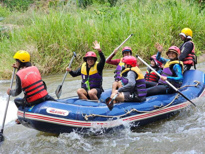 Phuket: White Water Rafting, ATV, and Zipline Adventure - Suwan Khuha Temple and the Monkey Cave stop