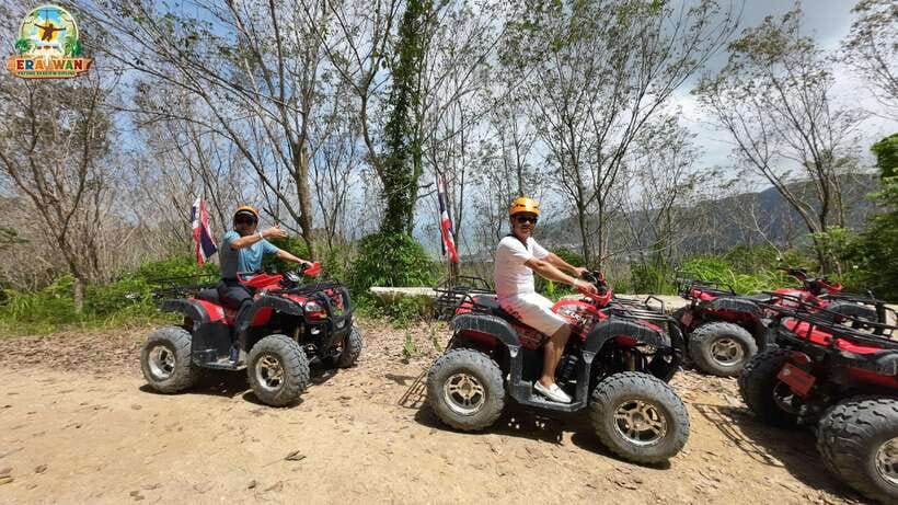 Phuket: Zipline Adventure Ocean Views in Patong & Transfer - Ziplines, sky bridges, and abseil descents
