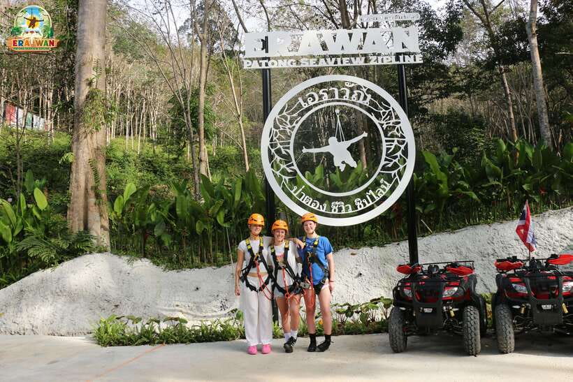 Phuket: Zipline Adventure Ocean Views in Patong & Transfer - The optional one-hour ATV ride