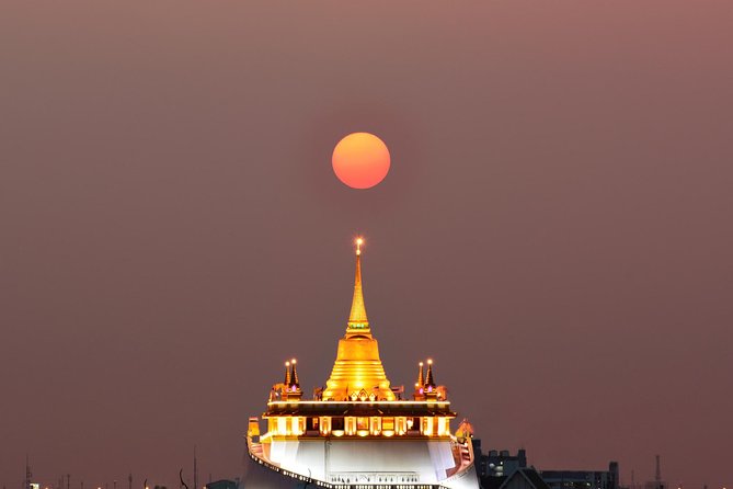 Private Bangkok Tuk Tuk Sunset Long-tail Night Lights - Starting on the Chao Phraya River