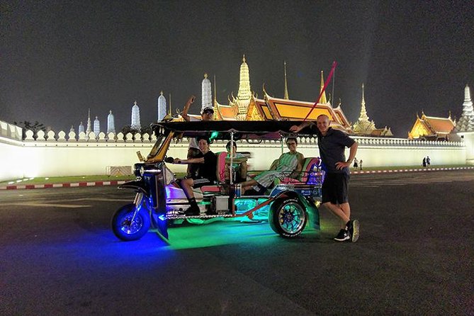 Private Bangkok Tuk Tuk Sunset Long-tail Night Lights - Rattanakosin market and the old quarter