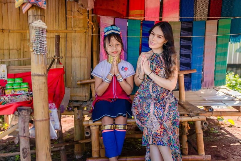 Red, Blue, White Temples & Hot Spring Trip from Chiang Mai - Huay Pla Kang brings scale and wide views