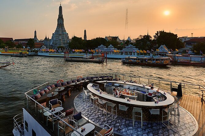 Saffron: A Luxurious Dinner Voyage on the River of Kings - Rama VIII Bridge and the Bank of Thailand Museum