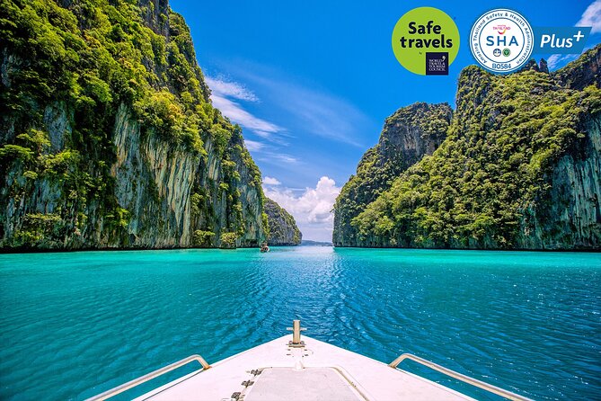 Snorkeling to Phi Phi Islands by Speedboat from Koh Lanta - Maya Bay, the famous stop with a moving target